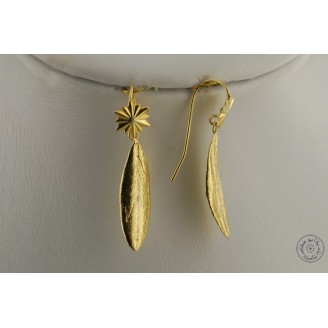 Gold plated earring 