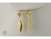 Gold plated earring (closed hook)